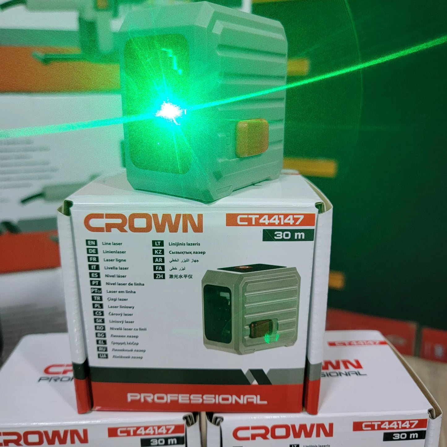 Niveau laser CROWN 2 lignes 30M