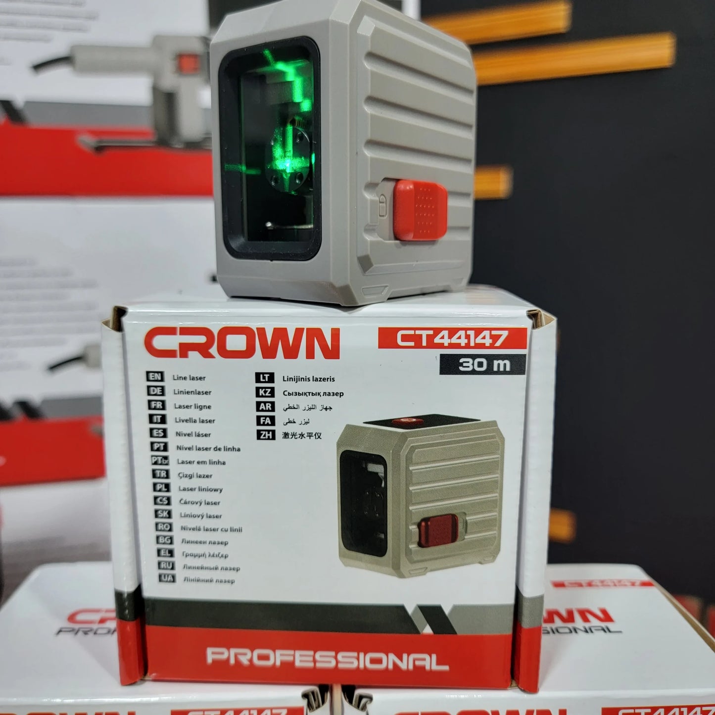 Niveau laser CROWN 2 lignes 30M