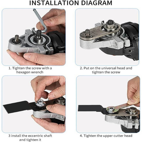 Adaptateur outil multifonction pour meuleuse اداة تقطيع و تلميس الاسطح