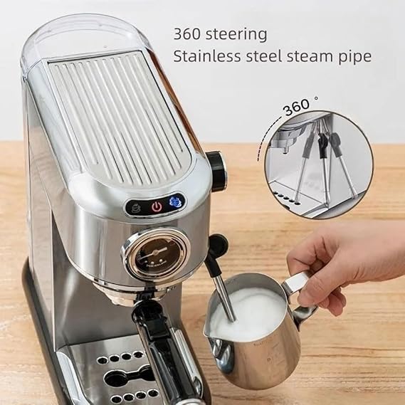 ماكنة صنع القهوة بومان الألمانية Machine à Café Expresso BOMANN 19 Bar – 4 En 1 – Dolce Gusto / Nespresso / Poudre / cappuccino cafetière
