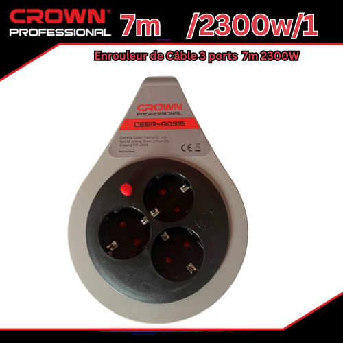 Enrouleur de Câble CROWN متوفرة ب 4 قياسات أختر في الأسفل
