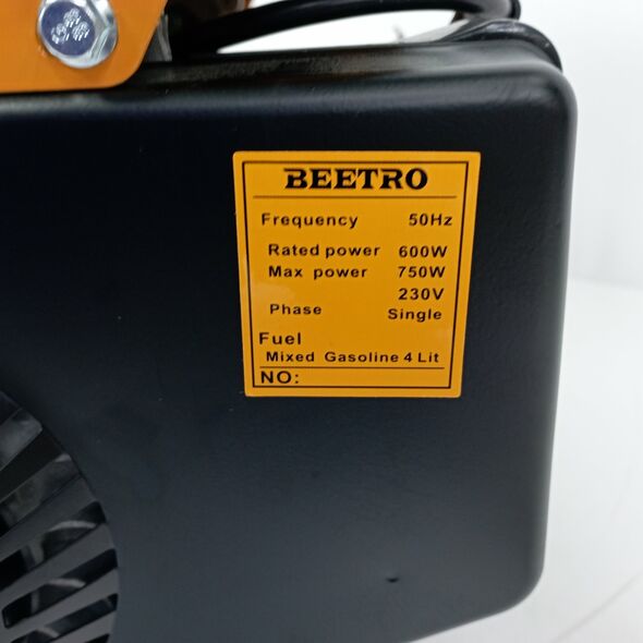 مولد كهربائي بالبنزين أصلي ذو قوة و فعالية عالية Groupe électronique 750W BEETRO