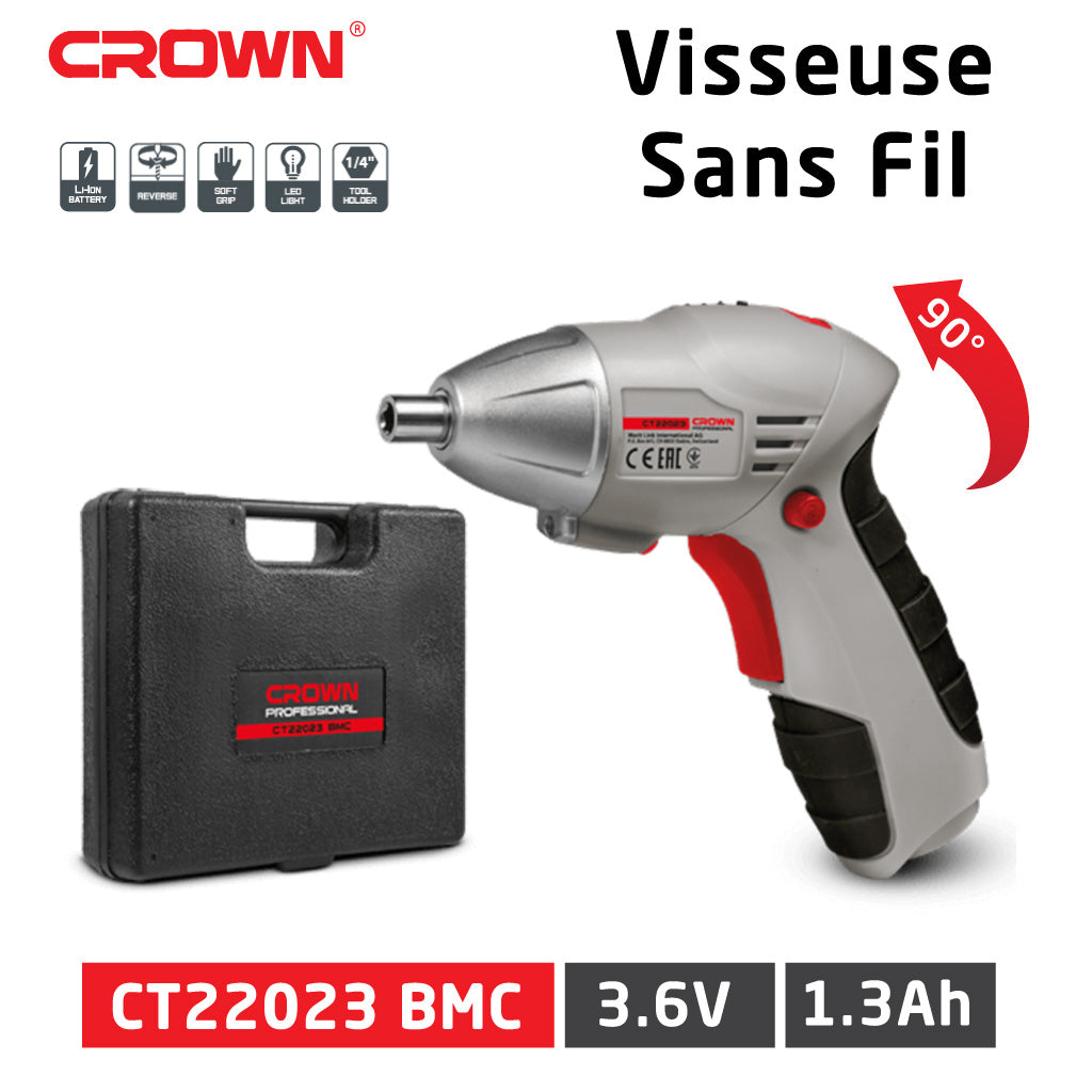 Visseuse Crown plus de 45 pièces فيساس كراون مع أكثر من 45 قطعة