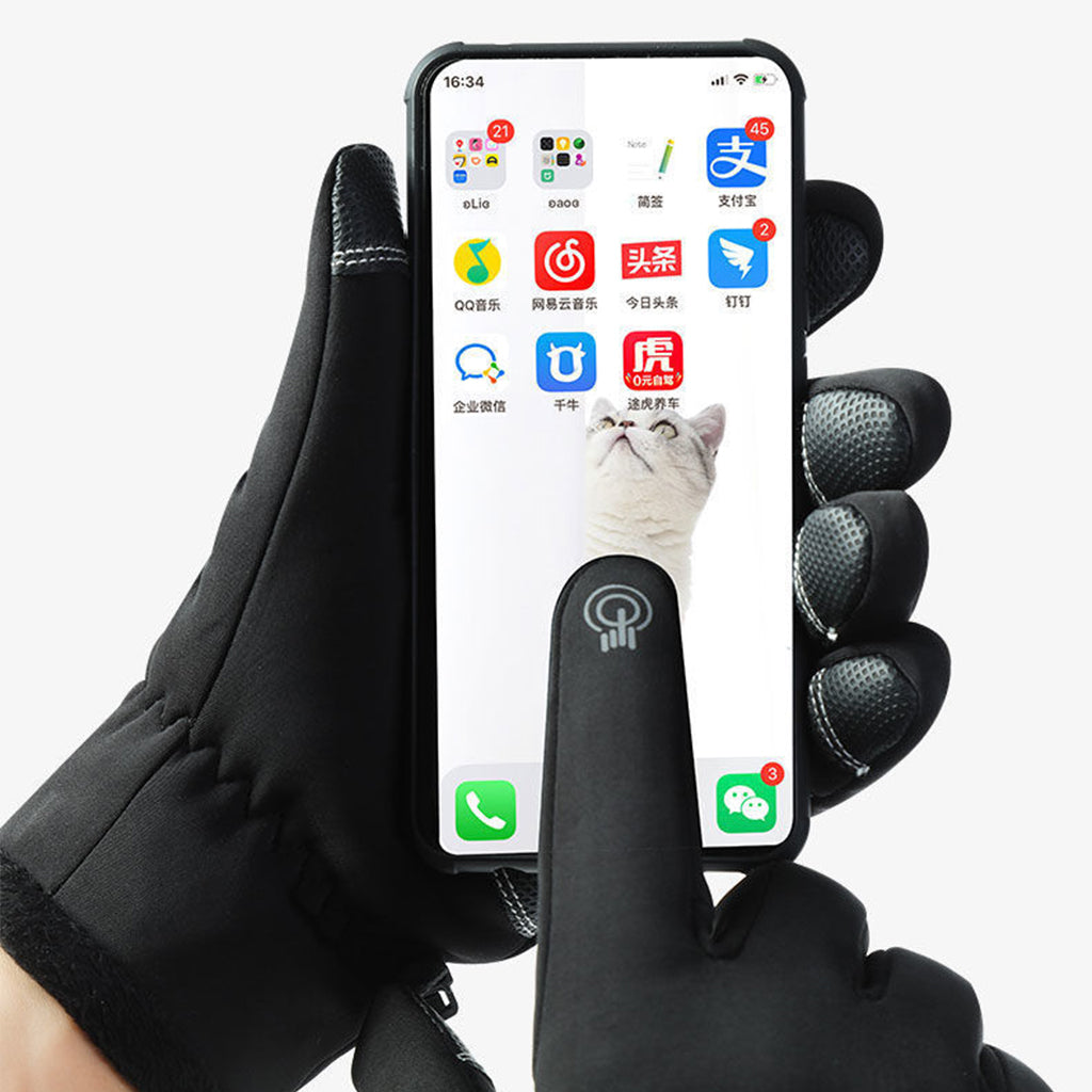 طقم فصل الشتاء قفزات بخاصية لمس الهاتف📱+زائد قناع الرأس كاقول