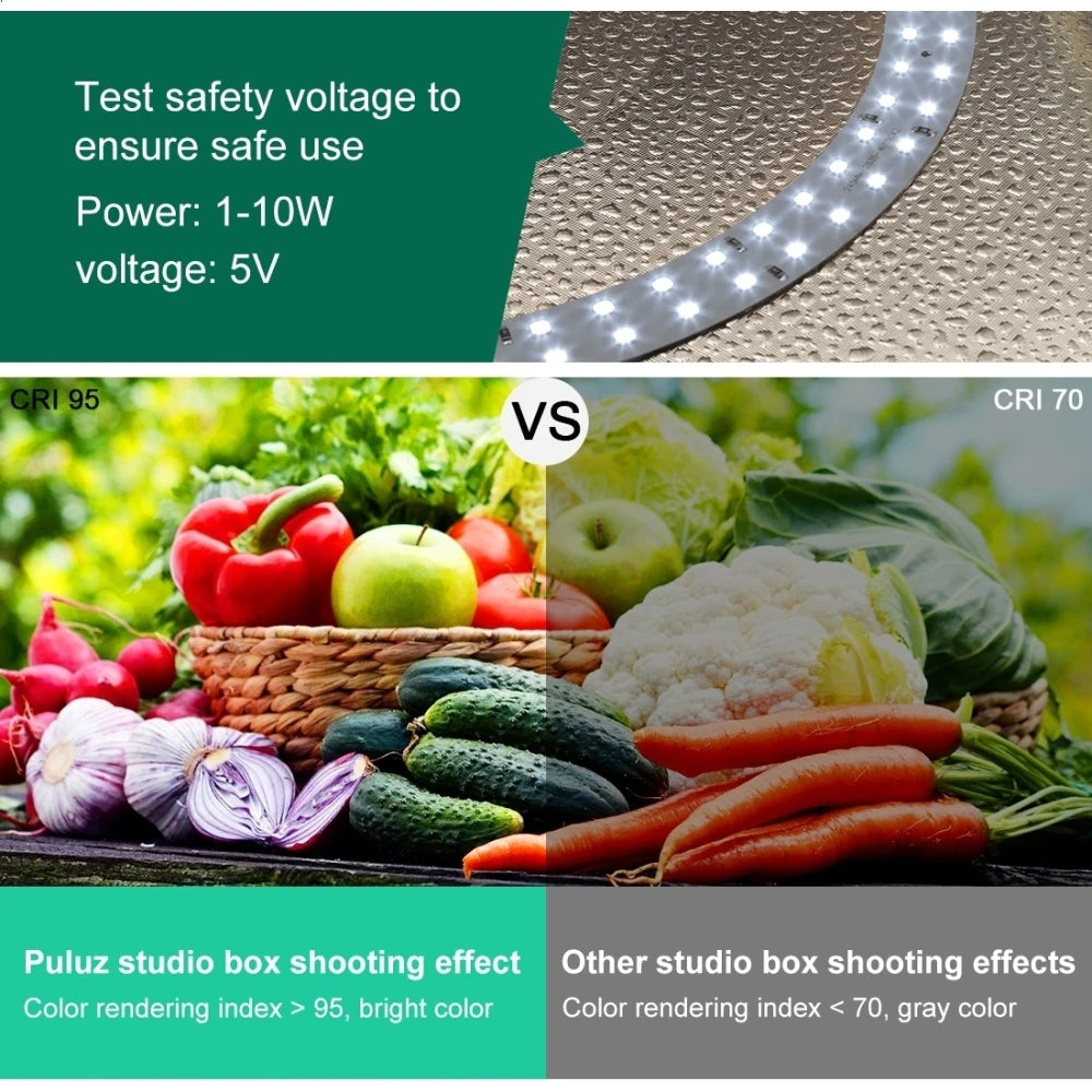 light box puluz 30cm بوكس التصوير الإحترافي الأصلي