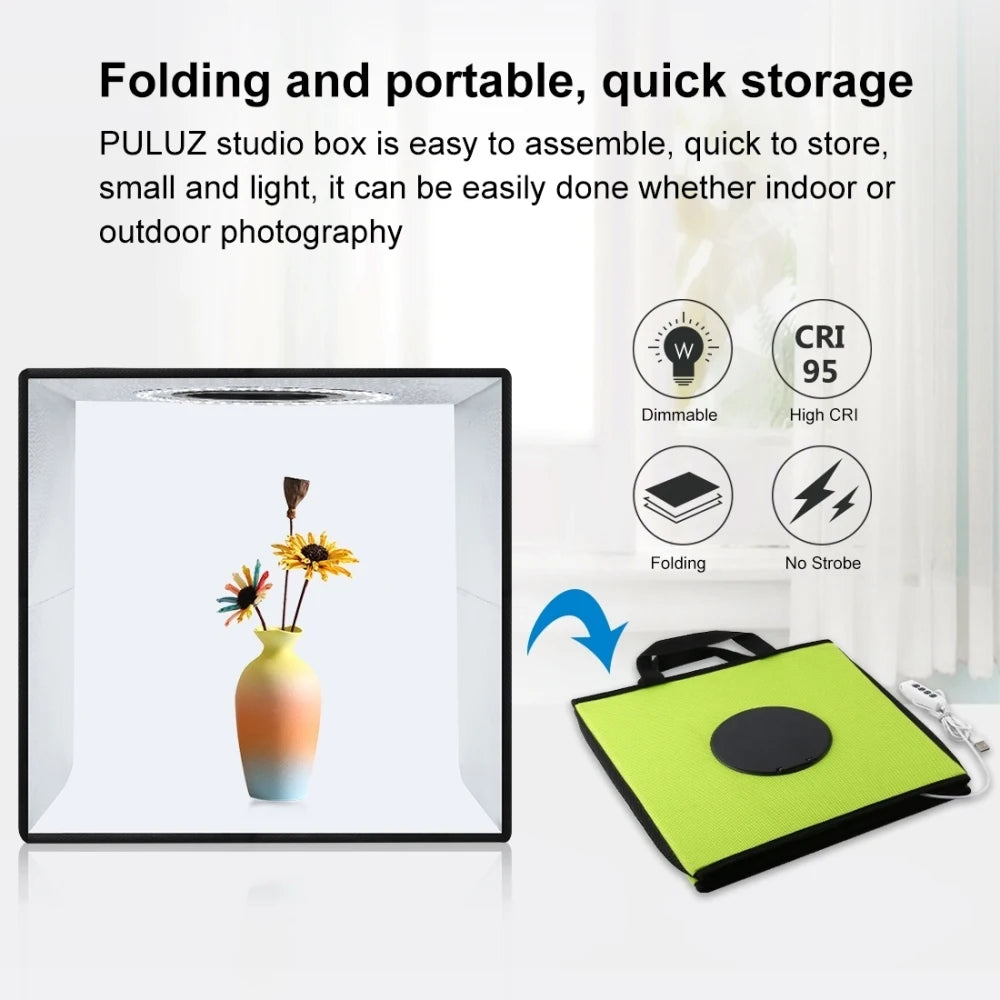 light box puluz 30cm بوكس التصوير الإحترافي الأصلي