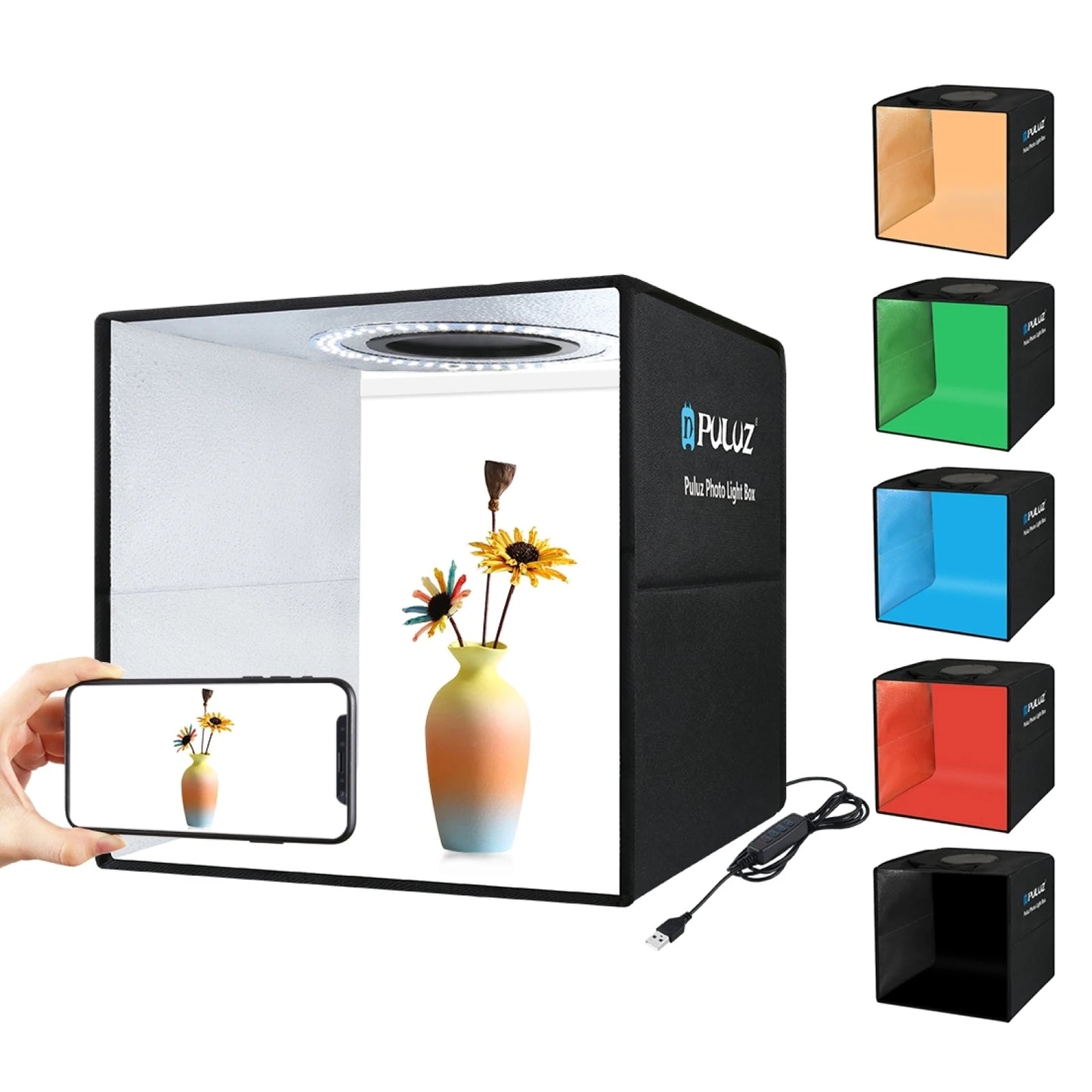 light box puluz 30cm بوكس التصوير الإحترافي الأصلي