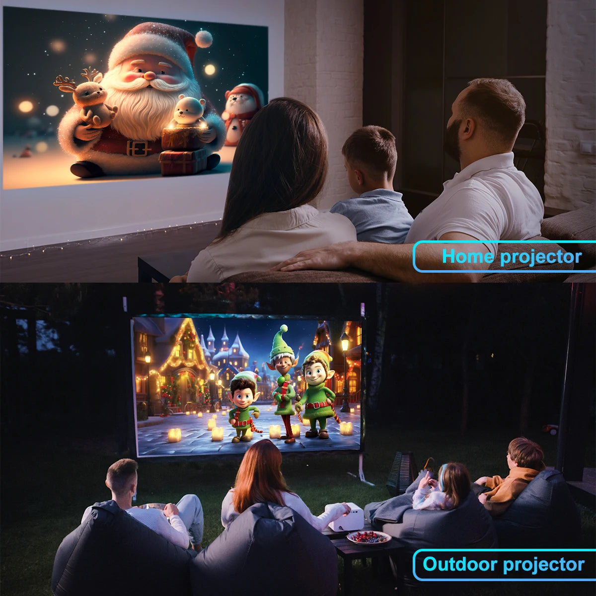 Projecteur 4K Android 11 Wifi 6 أحدث نسخة