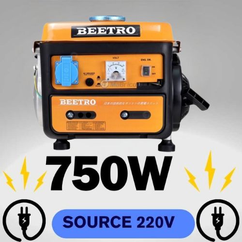 مولد كهربائي بالبنزين أصلي ذو قوة و فعالية عالية Groupe électronique 750W BEETRO