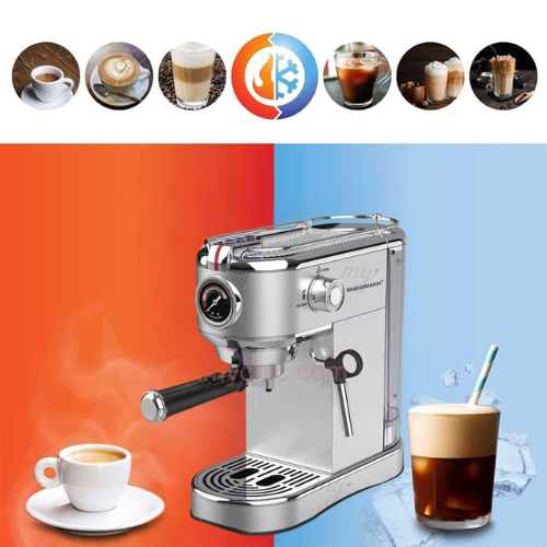 ماكنة صنع القهوة بومان الألمانية Machine à Café Expresso BOMANN 19 Bar – 4 En 1 – Dolce Gusto / Nespresso / Poudre / cappuccino cafetière