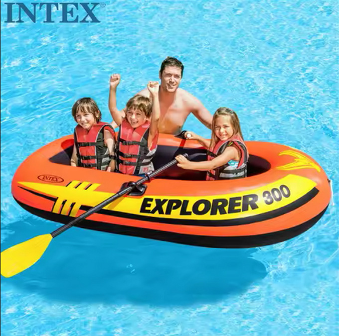 قوارب Intex Explorer 200 & 300 أختر في الأسفل الحجم الكبير ام المتوسط