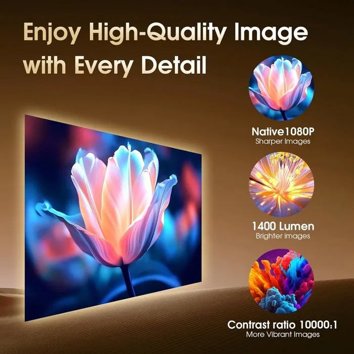 Projecteur 4K Android 11 Wifi 6 أحدث نسخة