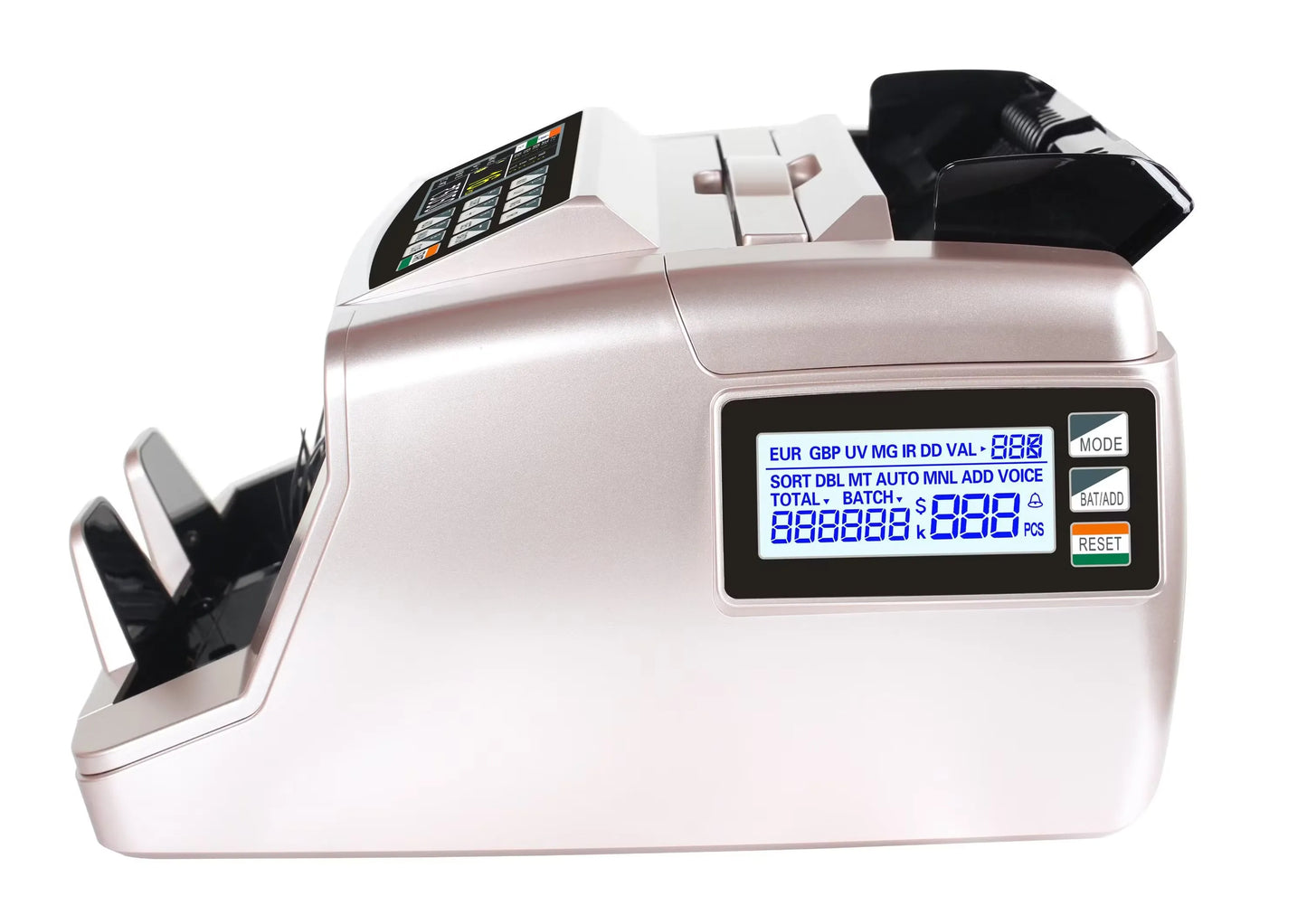 Compeuse et Detecteurs Billet BEETRO 0165 ذهبية اللون 3 فيشار