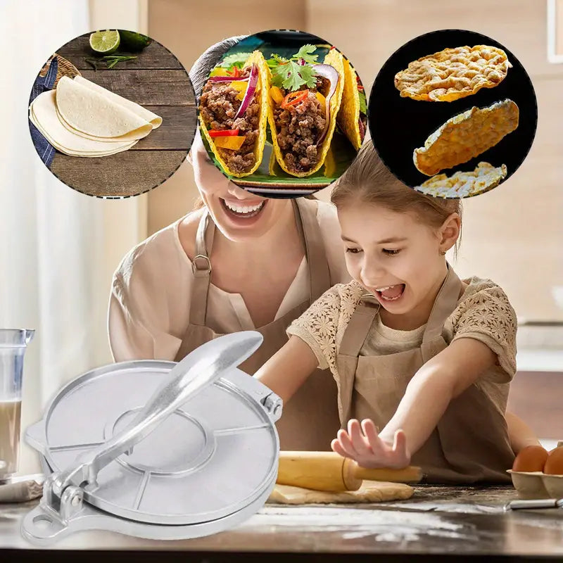 🌮🥟🥠🍕😍آلة صنع تورتيلا و السوفلي والبوراك و ميني بيتزا