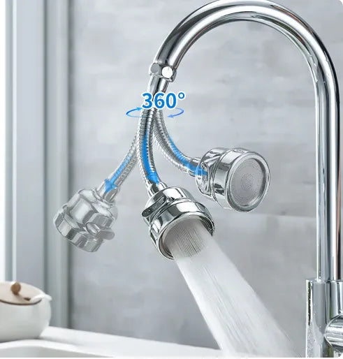 Tuyau d’extension de robinet de cuisine  🚿🚰💦360°