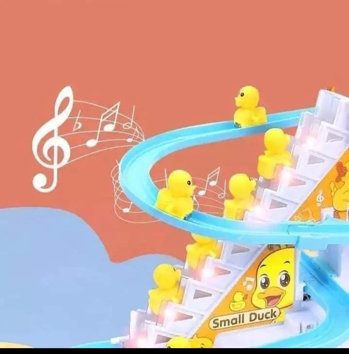 🚨لعبة سباق البط 🐤🐥اللطيف مع الموسيقى🎶 و الأضواء