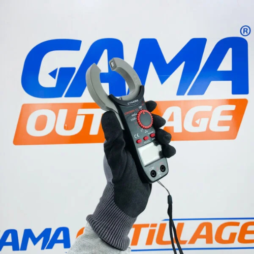 مشبك رقمي أصلي من كراون متعدد الوظائف لقياس التيار الكهربائي بدقة عالية CROWN Pince Multimètre Numérique 600V CT44053