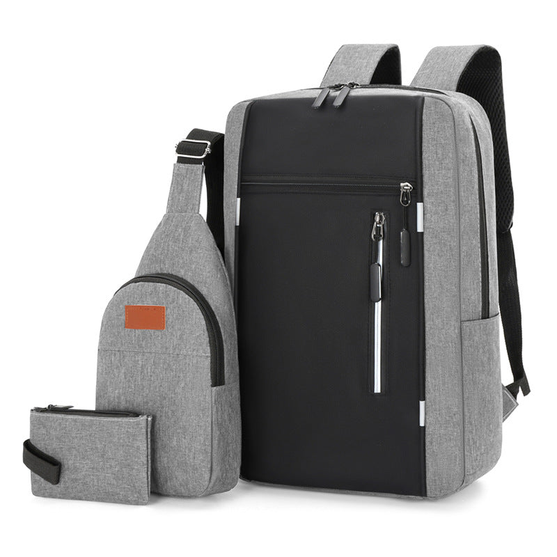 Pack Sac a dos 3 piece  جودة متوسطة اختر اللون اسفل