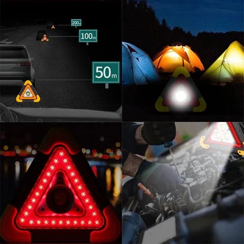 triangle d’urgence LED الحجم الكبير