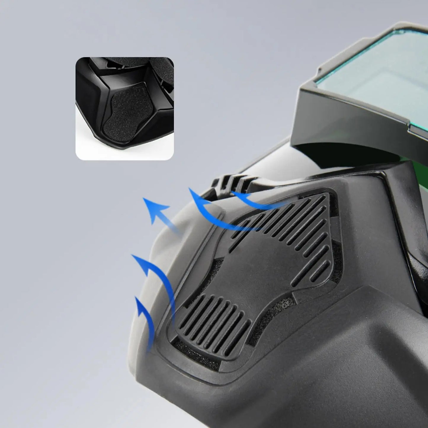 قناع للحام الإلكتروني الذكي