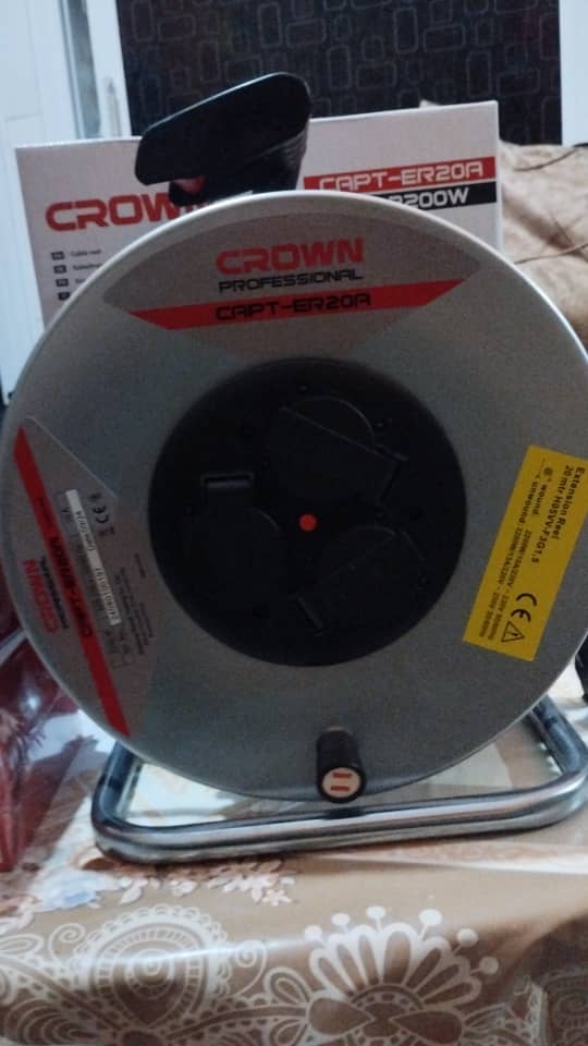 Enrouleur de Câble CROWN متوفرة ب 4 قياسات أختر في الأسفل