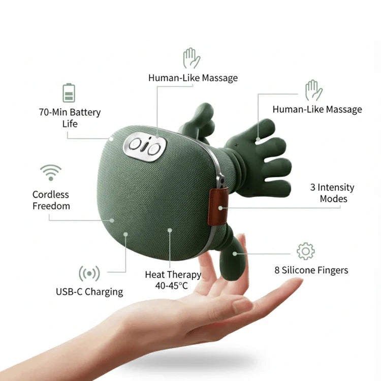 Siasoo massagerمدلك إحترافي حراري للرقبة والضهر و العضلات