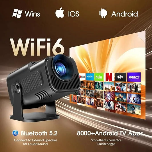 Projecteur 4K Android 11 Wifi 6 أحدث نسخة