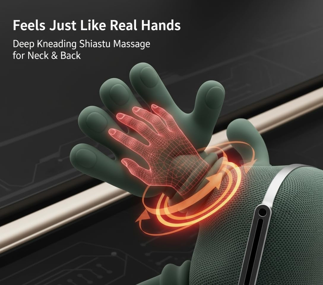 Siasoo massagerمدلك إحترافي حراري للرقبة والضهر و العضلات