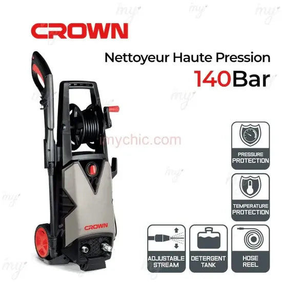 Nettoyeur Haute Pression 140bar 1800W CROWN ORIGINAL حجم كبير